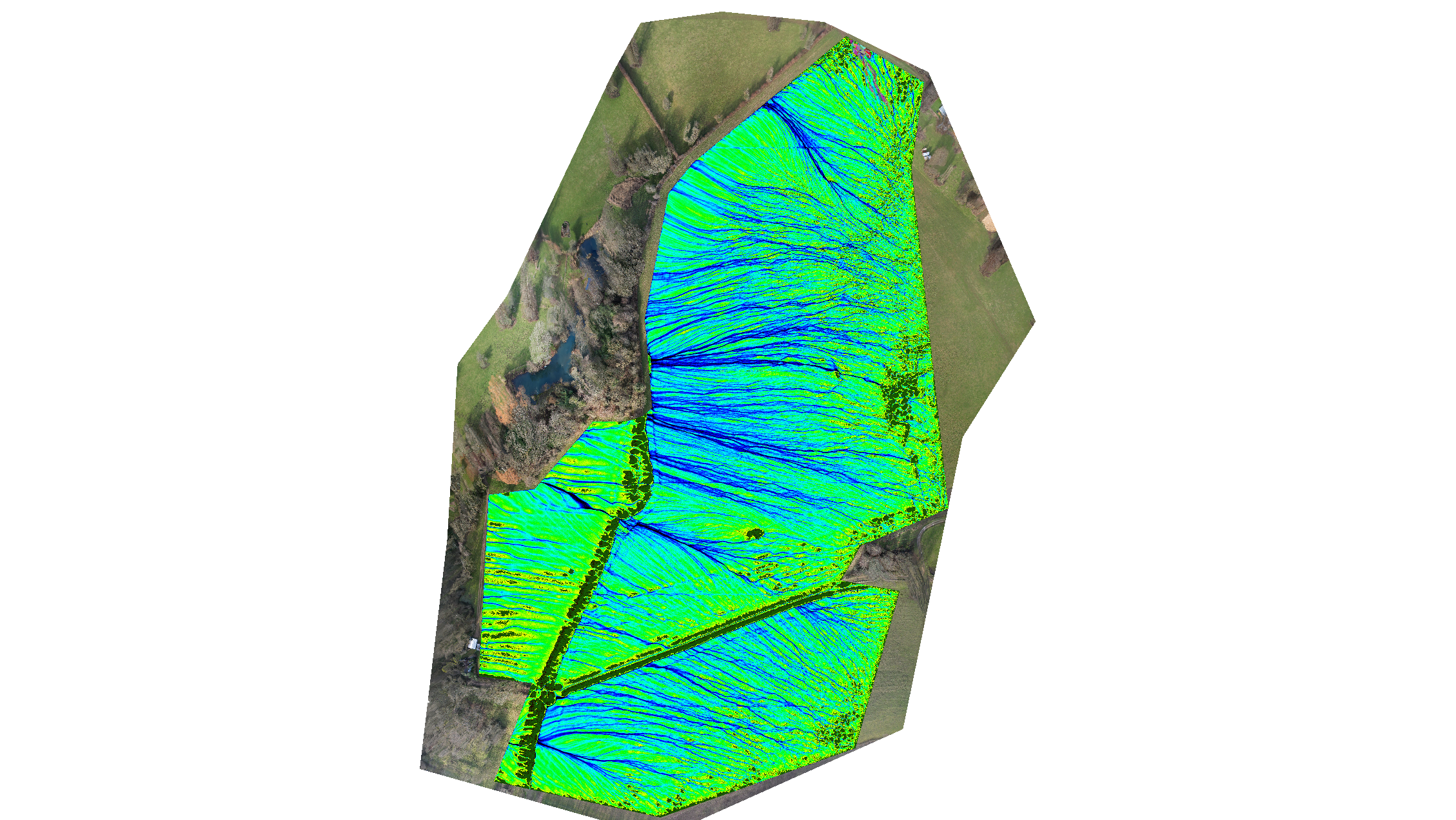 Watercourses and Drainage map